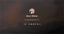 Desktop Screenshot of marcbillow.com